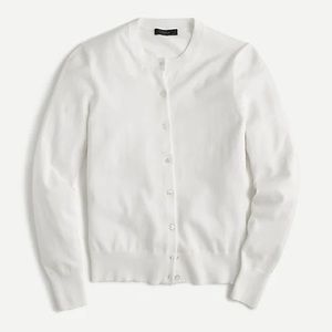 Jcrew white cardigan